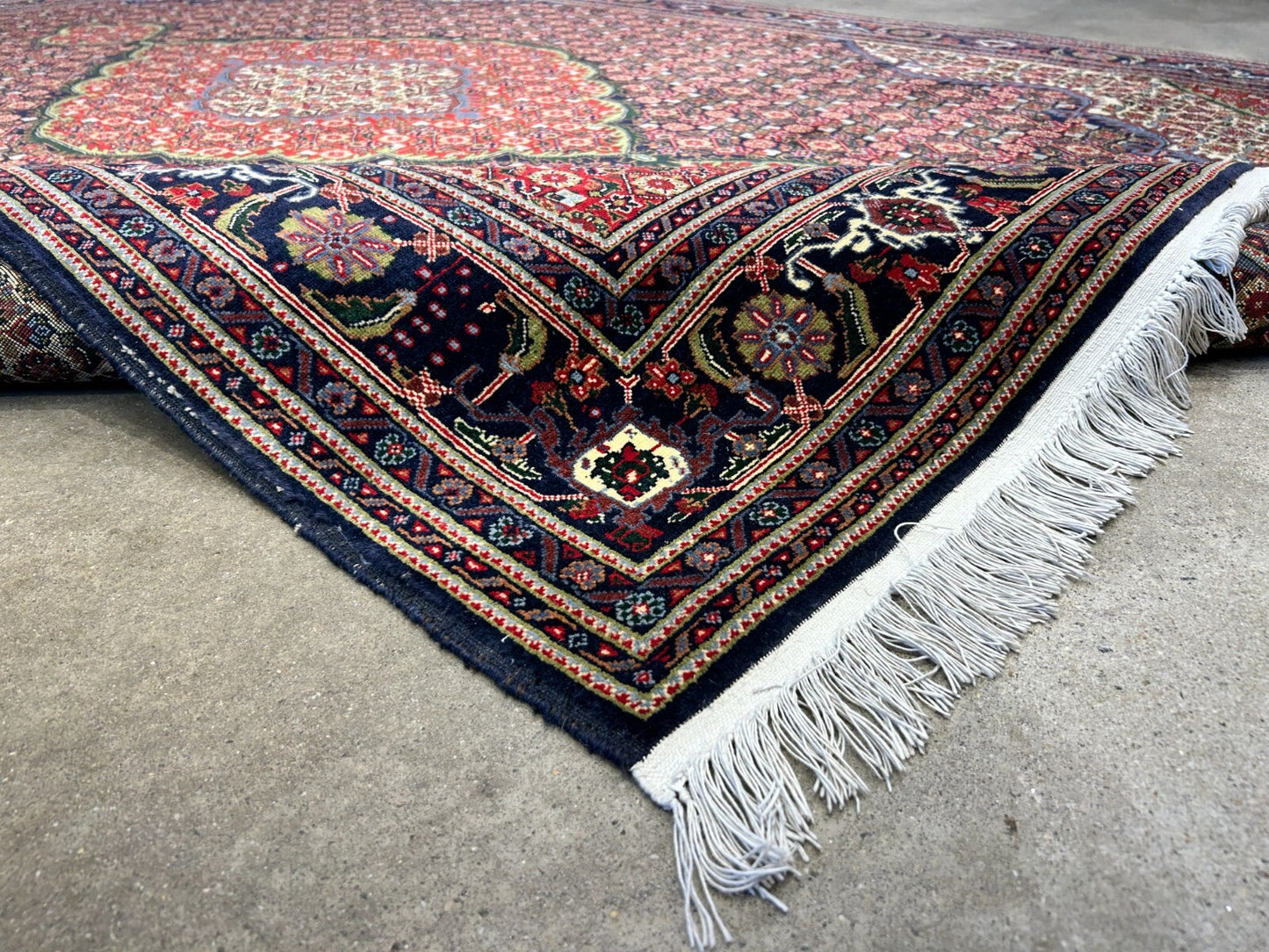 6'7"x9'4" Hand-Knotted 100% Wool Pile Tabrize Fishe Design Carpet - Area Rug
