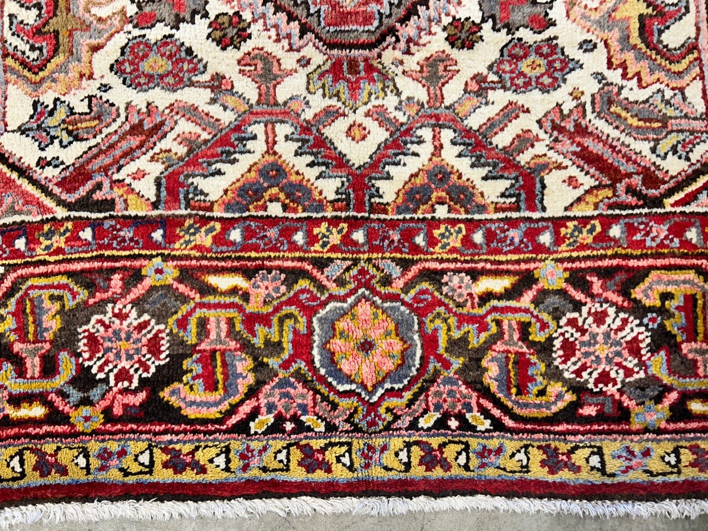 9'x11'9" Hand-Knotted 100% Wool Pile Herize Rug