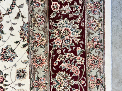 9'x12' Hand-Knotted Wool & Silk Pile Sinopersian Carpet - Area Rug