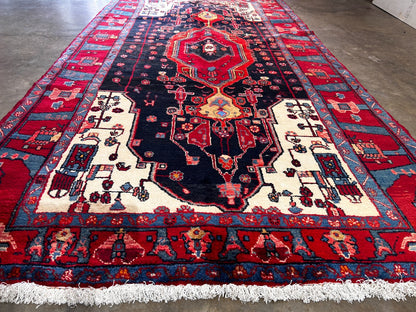 5'1" x 9'8" Hand-Knotted 100% Wool Carpet - Nahavande Area Rug