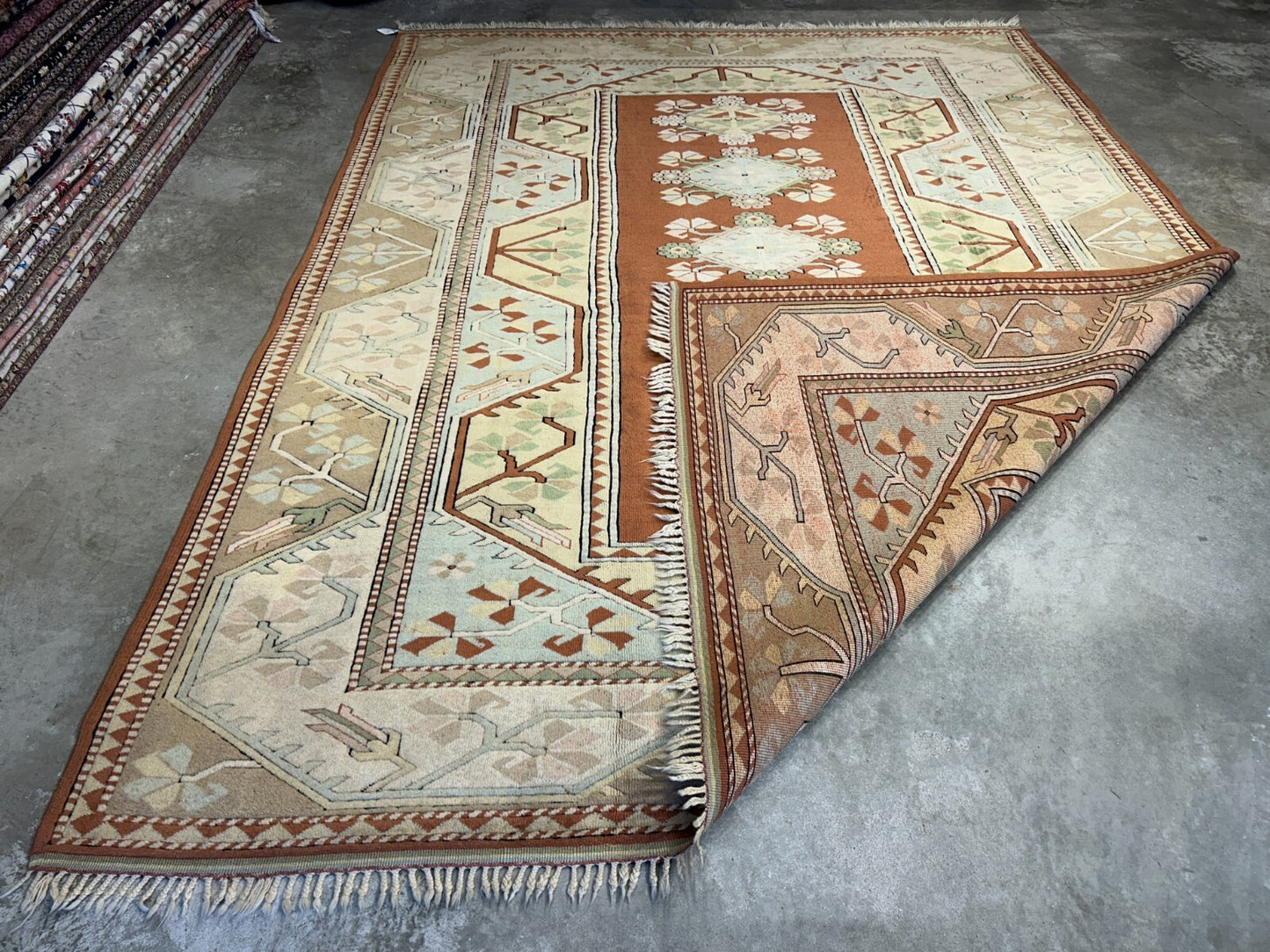 8'10"x11'8" Hand-Knotted 100%  Wool Pile Kazak Rug