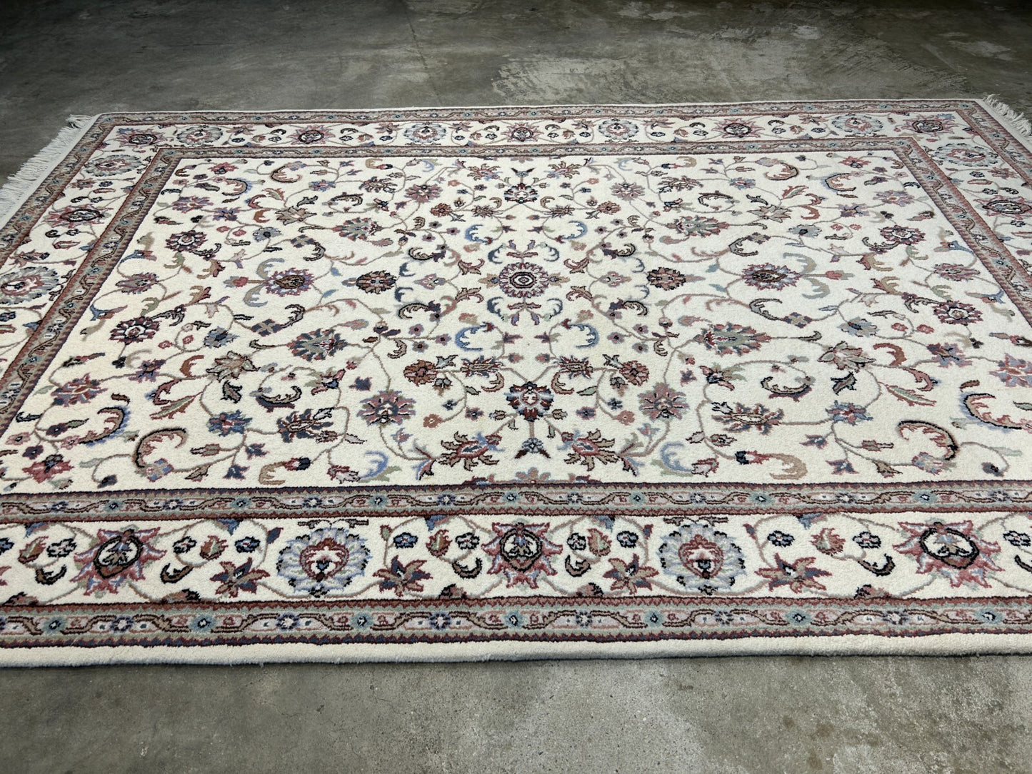 6'x9' Hand-Knotted 100% Wool Carpet - Kashane Design Area Rug