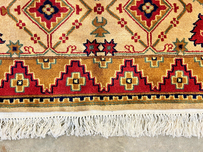 8'11" x 12' Hand-Knotted 100% Wool Carpet - Herize Design Area Rug