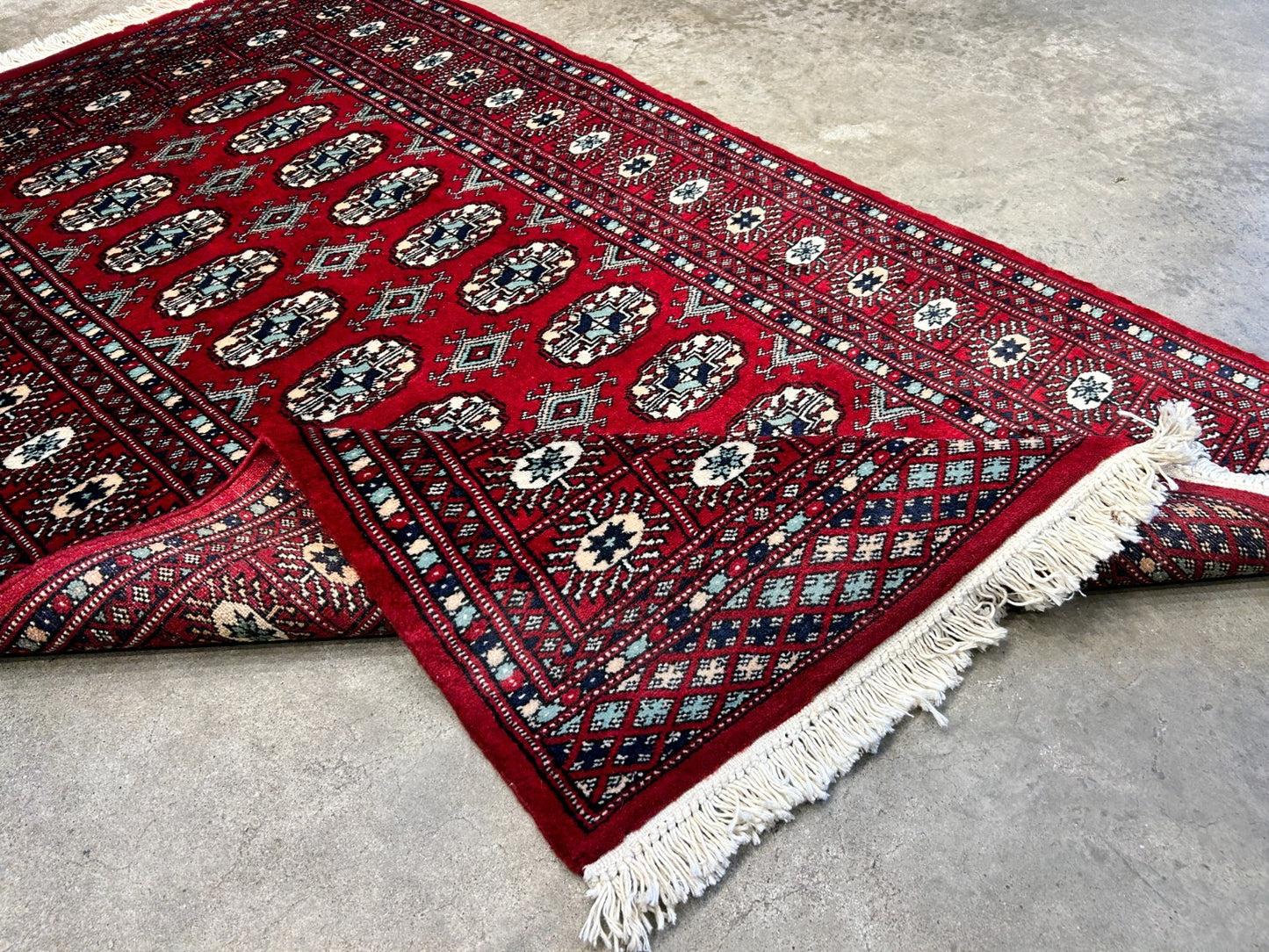 3'x5' Hand-Knotted 100% Wool Pile Bokhara Rug