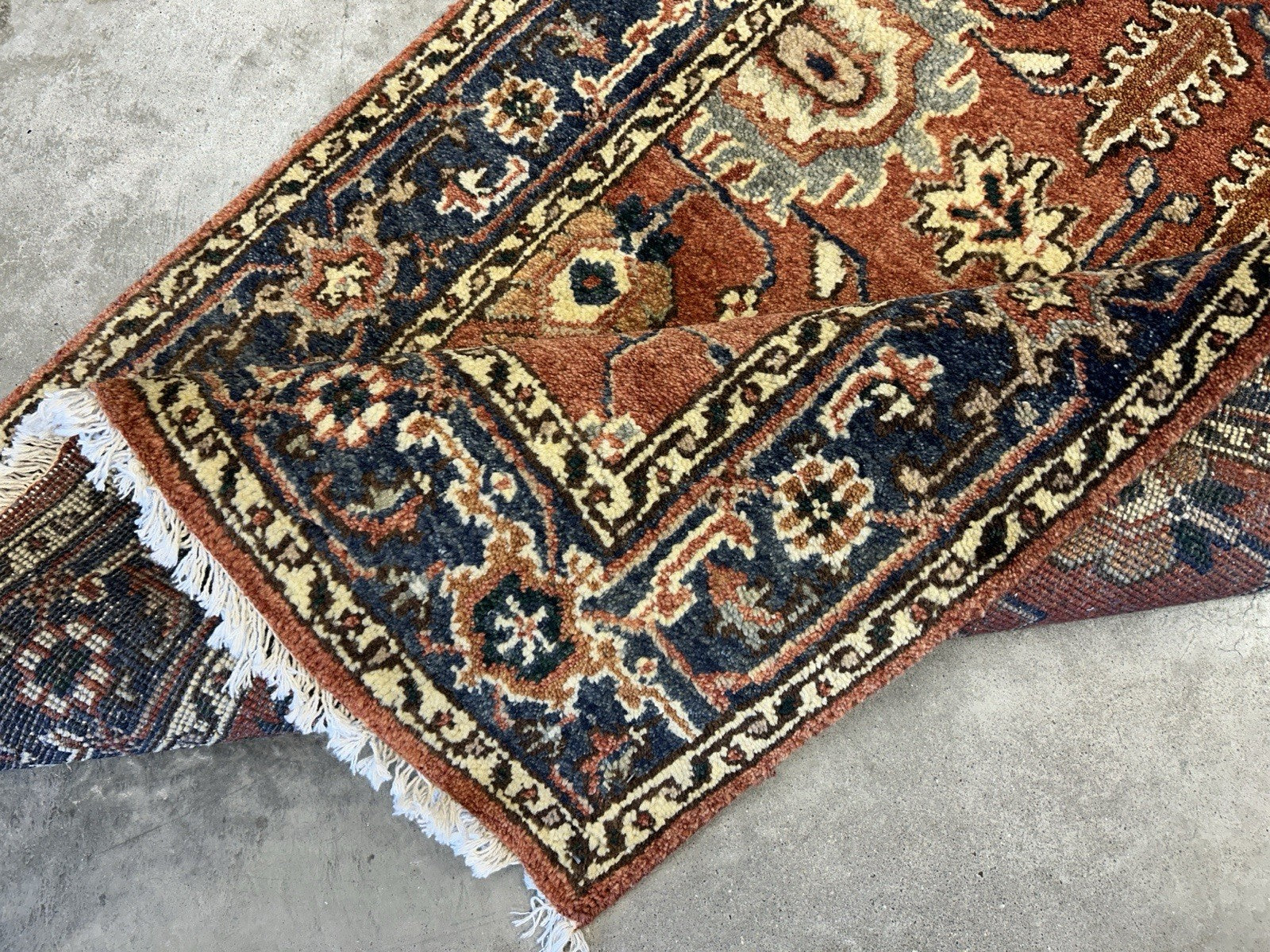 3’1”x5’1” Hand-Knotted 100% Wool Indoserapi Area Rug - Carpet
