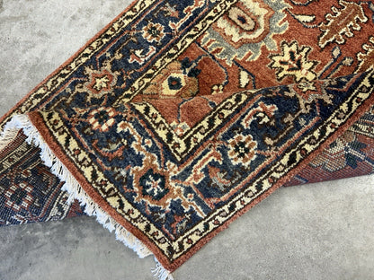 3’1”x5’1” Hand-Knotted 100% Wool Indoserapi Area Rug - Carpet