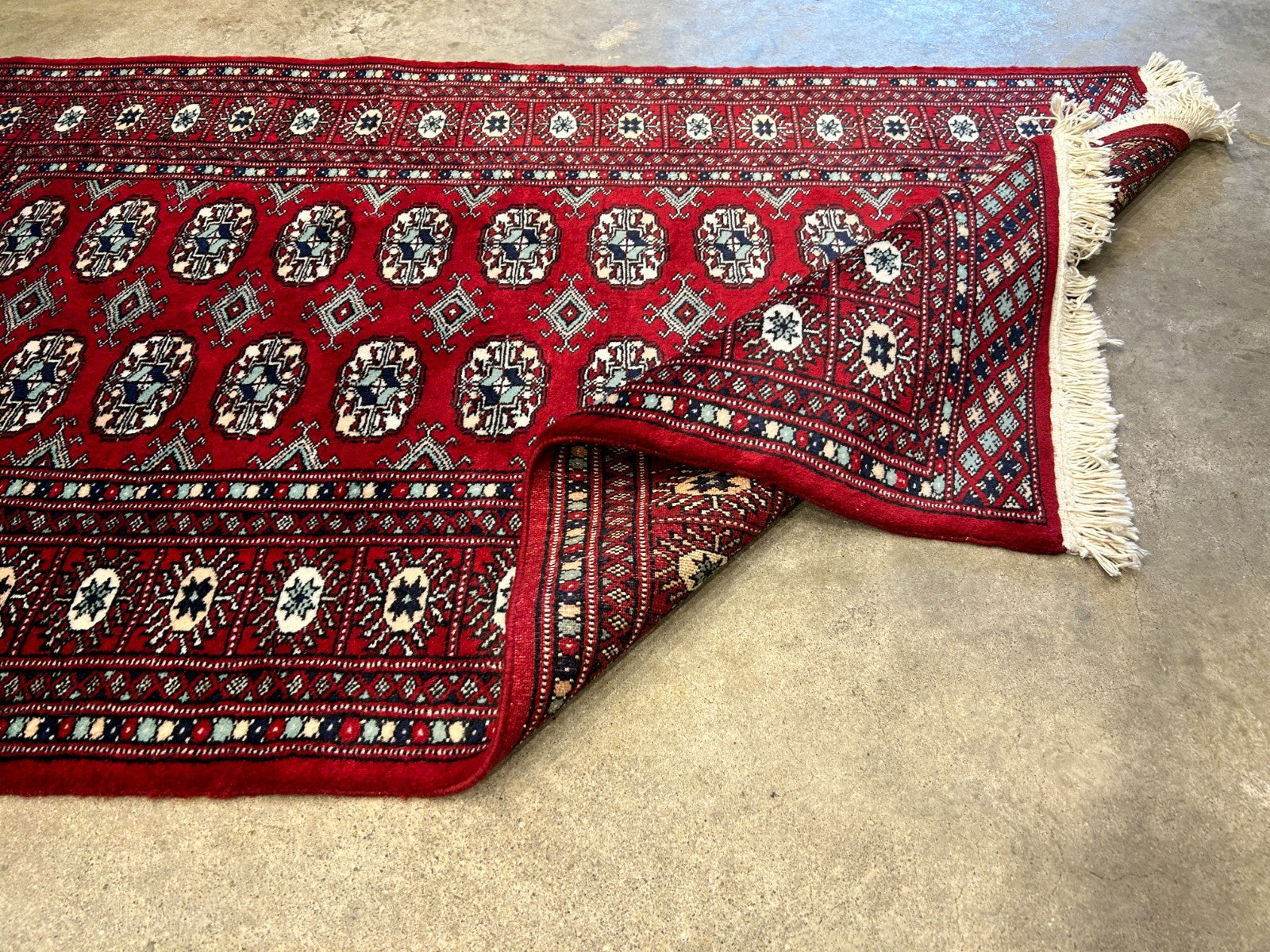 3'x5' Hand-Knotted 100% Wool Pile Bokhara Rug