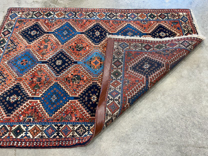 2'4"x4'9" Hand-Knotted 100% Wool Pile Yalamehe Rug