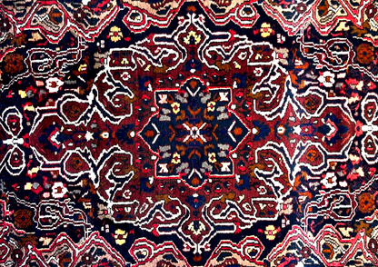 5'5" x 8'10" Hand-Knotted 100% Wool Pile Bakhtiarie Area Rug - Carpet