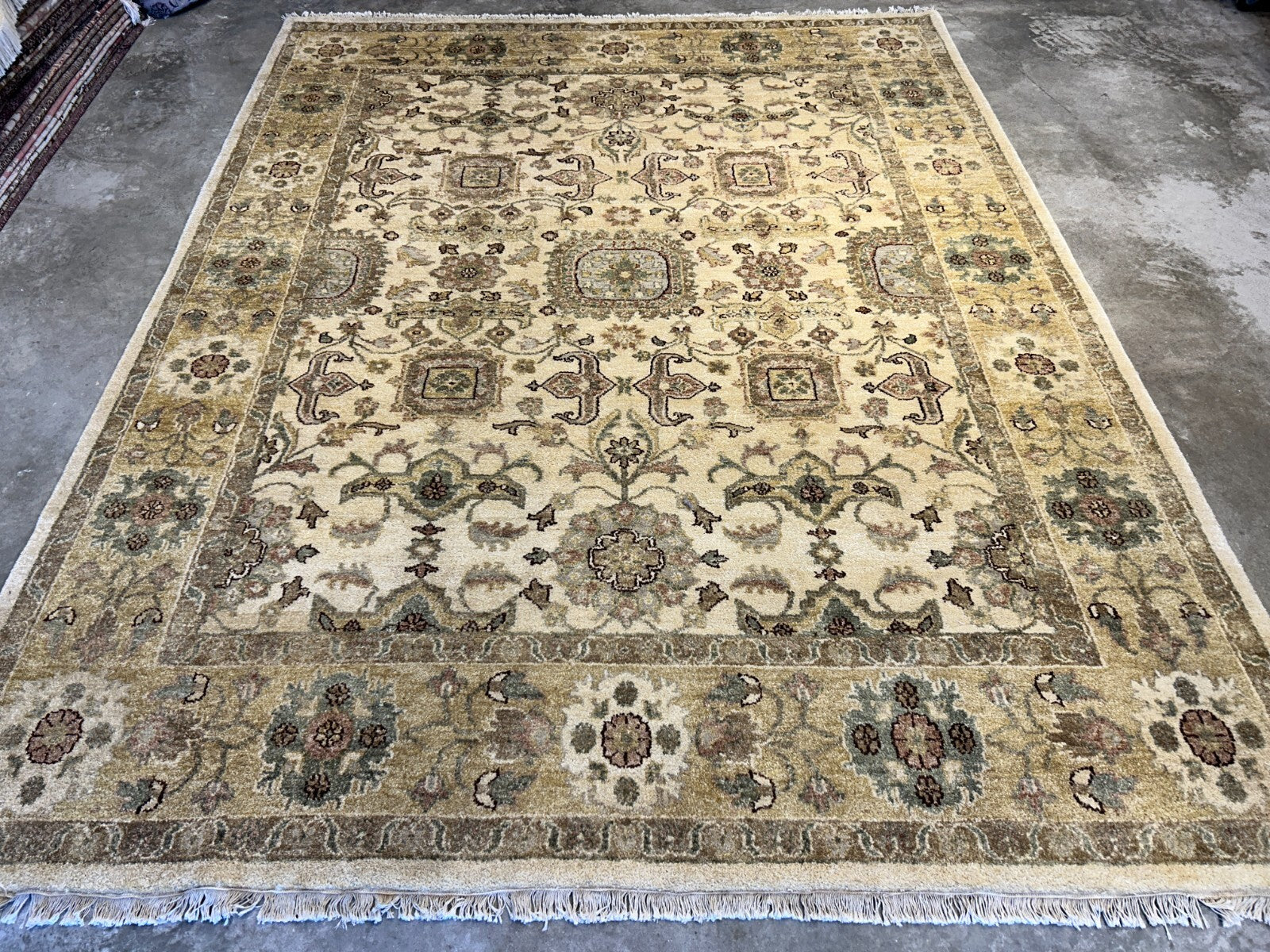 9'x12' Hand-Knotted 100% Wool Pile Oriental Rug