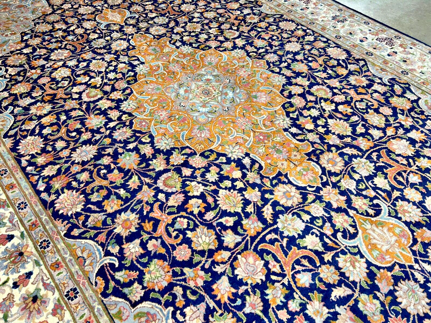 6'1"x9'4" Hand-Knotted 100% Wool Carpet - Pakpersian Kashane Area Rug