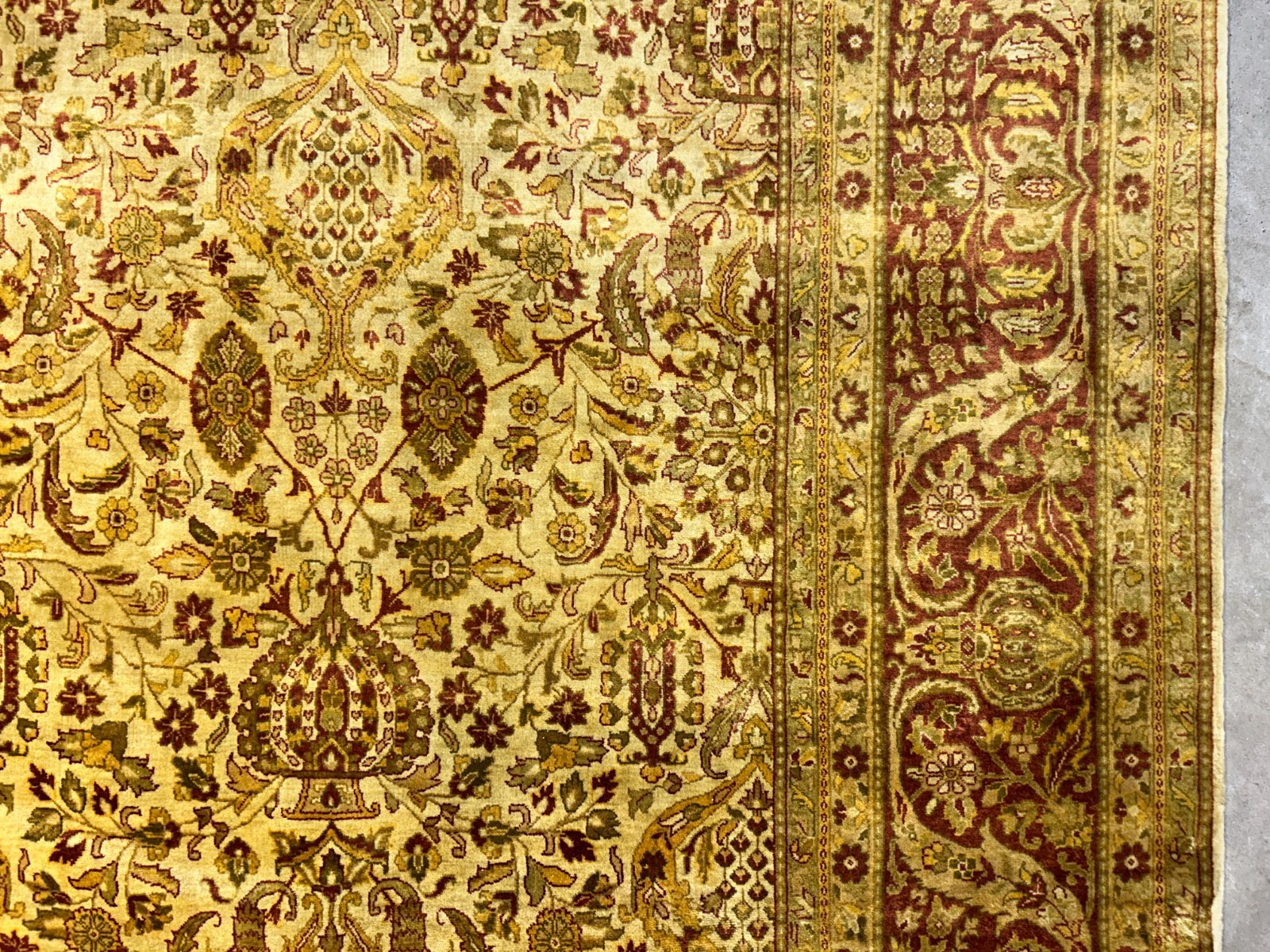 9'x11'9" Hand-Knotted 100% Wool Pile Oriental Rug