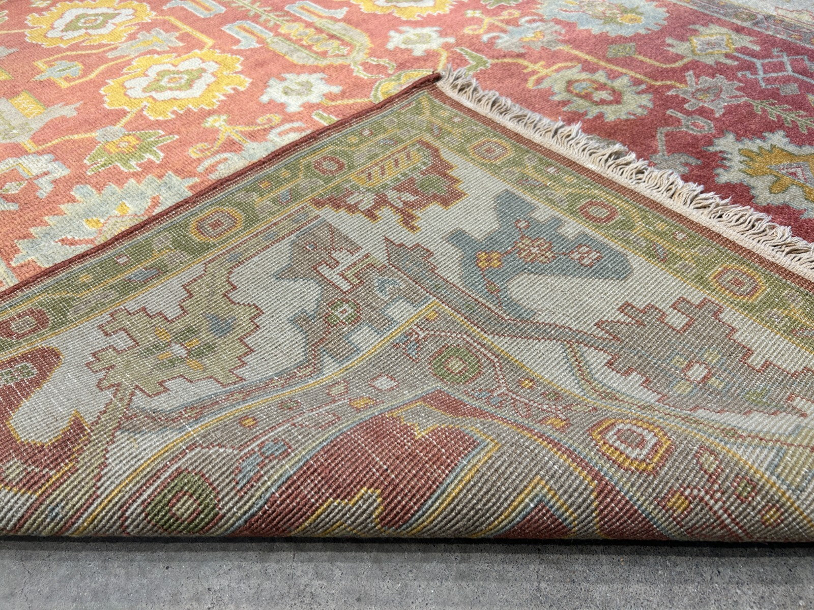 6'2"x8'11" Hand-Knotted 100% Wool Pile India-Farahane Carpet - Area Rug