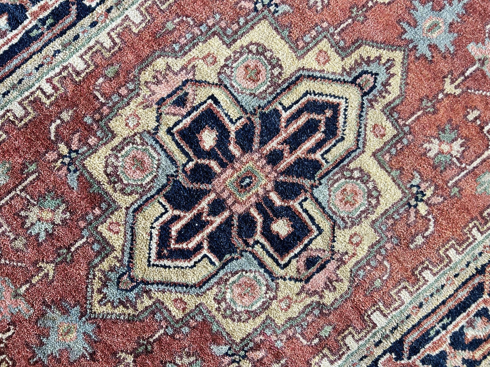 3'x5' Hand-Knotted 100% Wool Pile IndoSerapi Rug