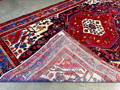 5'4" x 9'5" Hand-Knotted 100% Wool Carpet - Hamadane Area Rug