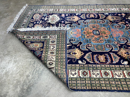 6'x9'10" Hand-Knotted 100% Wool Pile Ardabile Carpet - Area Rug
