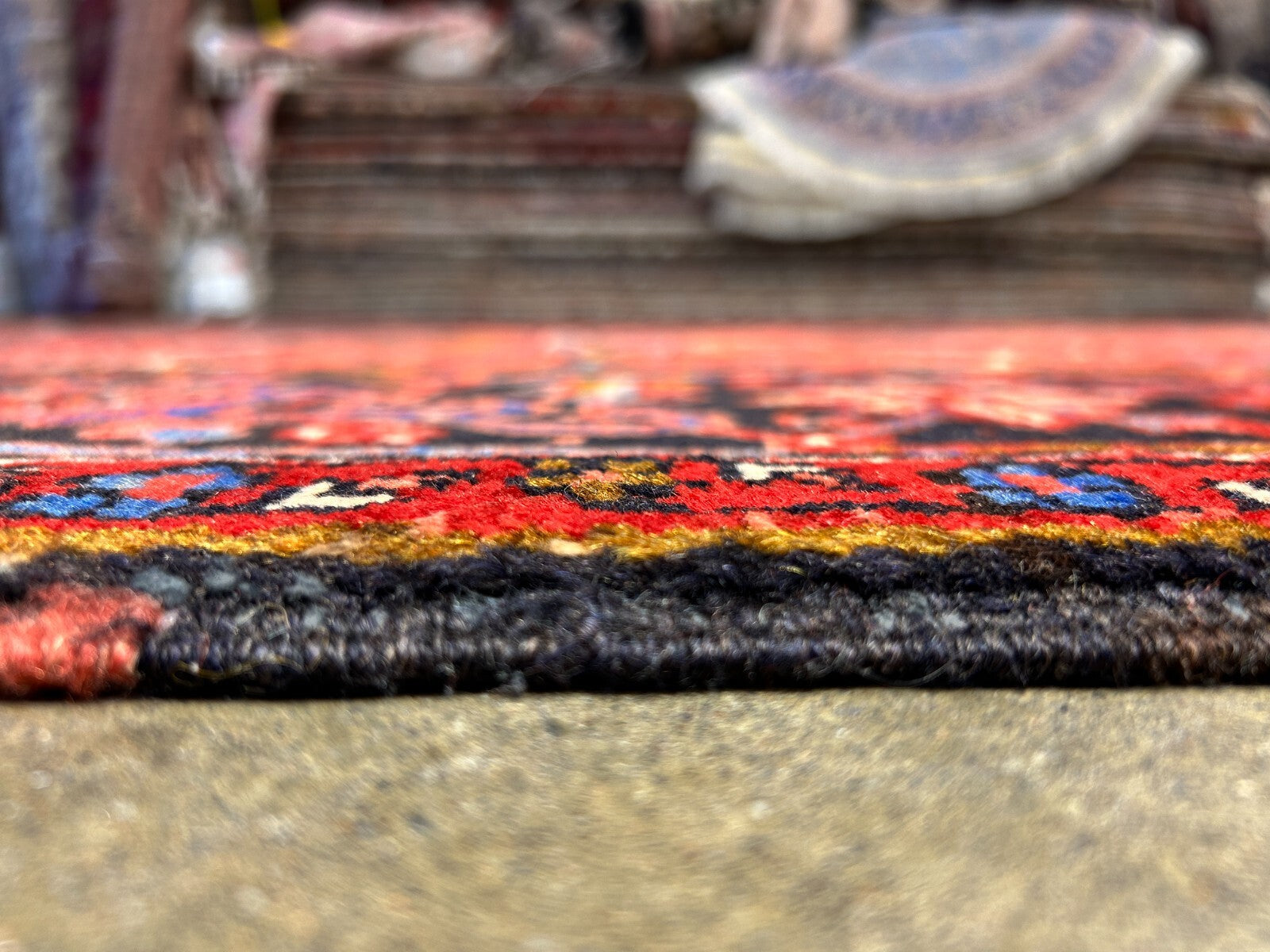 8'9"x11'4" Hand-Knotted 100% Wool Pile Herize Rug