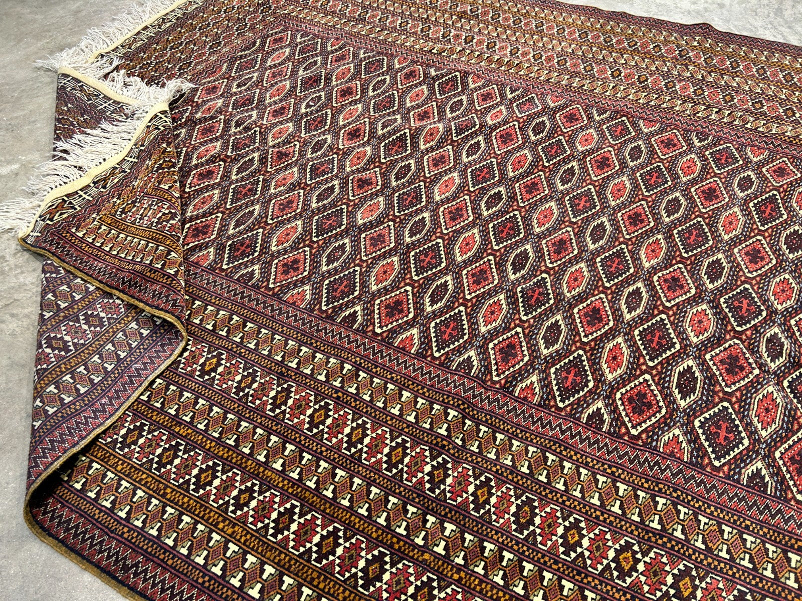 6'3"x9'2" Hand-Knotted 100% Wool Carpet - Bokhara Area Rug