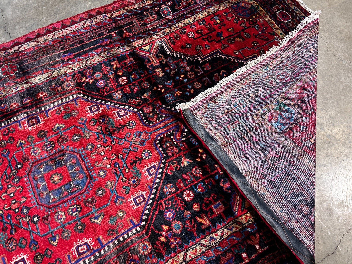 5'0" x 9'5" Hand-Knotted 100% Wool Pile Nahavande Area Rug - Carpet