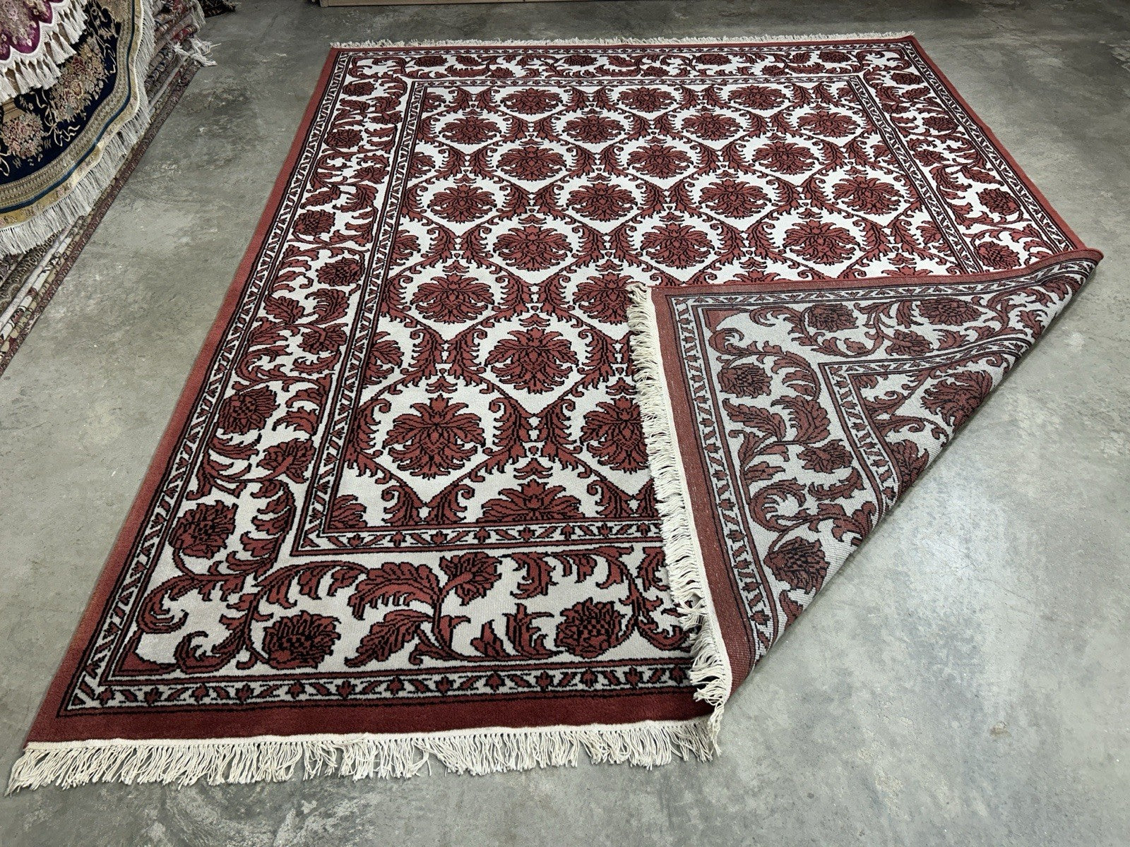 8’x9’11” Hand-Knotted 100% Wool Pile Oriental Area Rug - Carpet