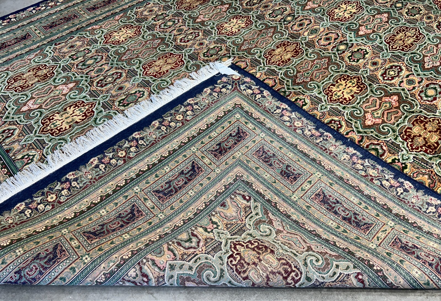 8'10"x11'10" Hand-Knotted 100% Wool Pile Oriental Rug