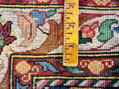 3'5"x5'2" Hand-Knotted 100% Lamb Wool Bakhtiarie Area Rug