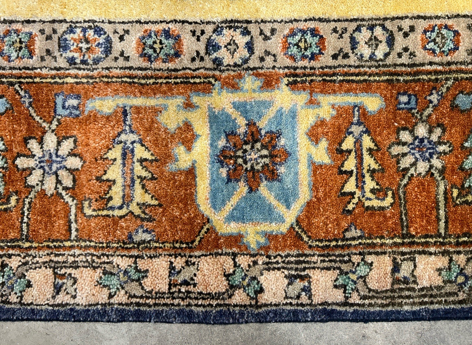 8’x10’1” Hand-Knotted 100% Wool Pile Indoserapi Area Rug - Carpet