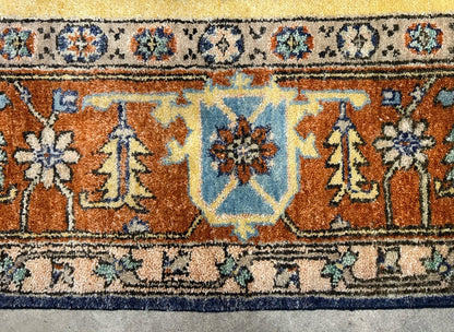 8’x10’1” Hand-Knotted 100% Wool Pile Indoserapi Area Rug - Carpet