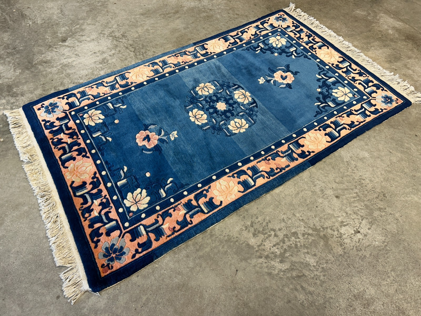 3'x5' Hand-Knotted 100% Wool Pile Oriental Area Rug - Carpet