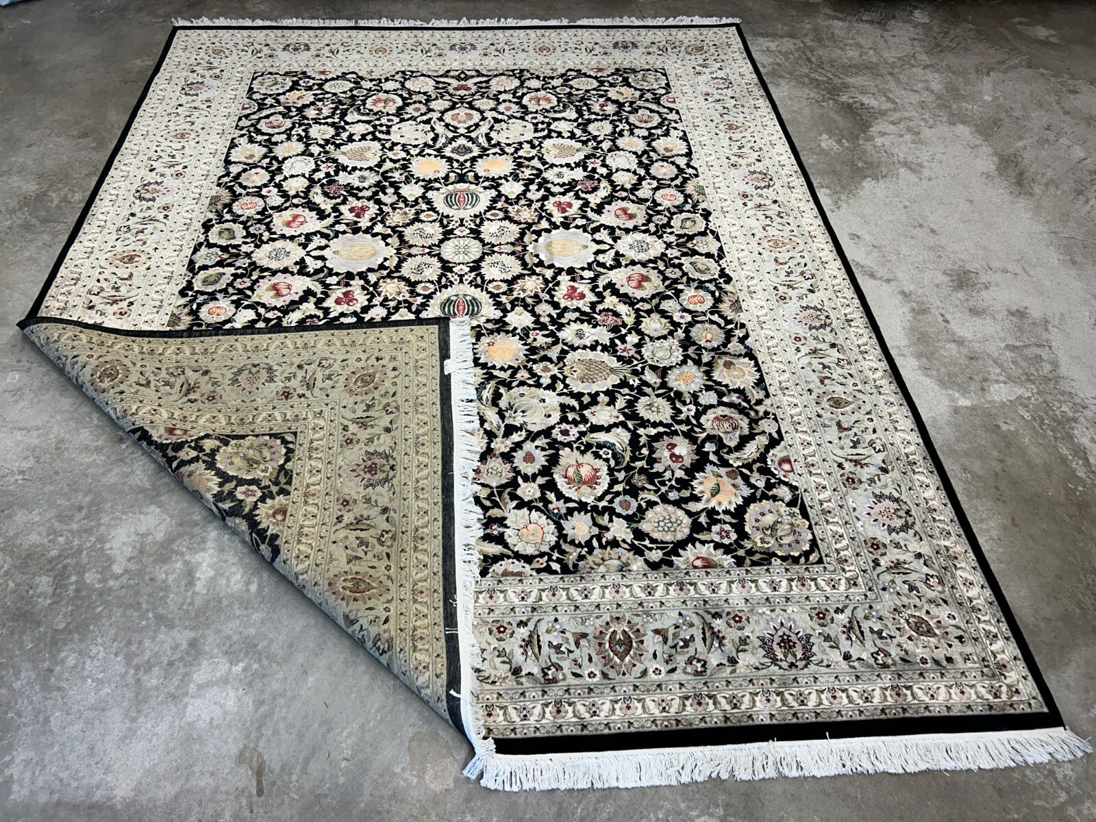 9'x12' Hand-Knotted 100% Wool Pile Sinopersian Carpet - Area Rug