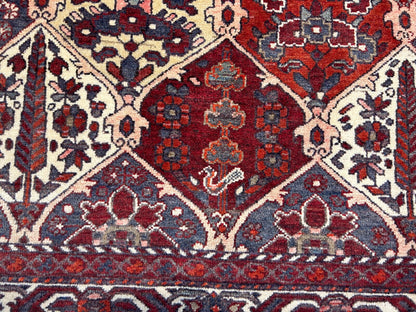 5'3"x9'6" Hand-Knotted 100% Wool Pile Bakhtiarie Carpet - Area Rug