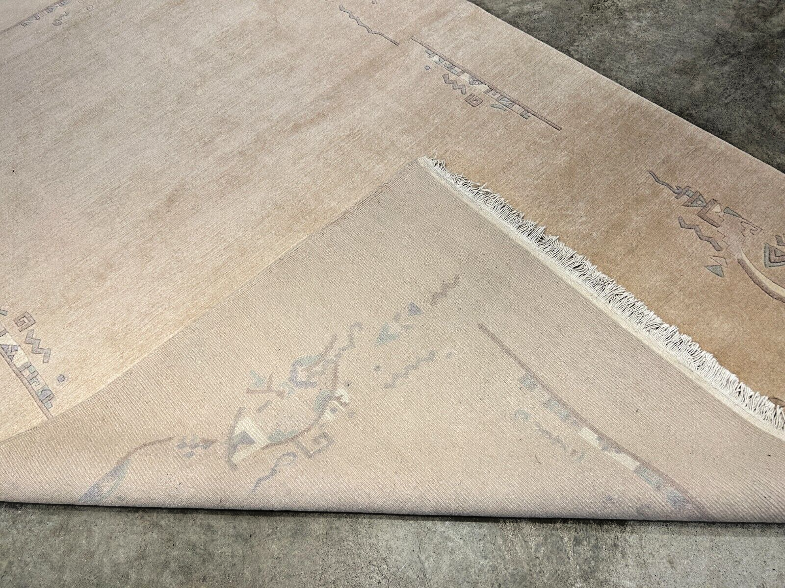 6'6"x9'11" Hand-Knotted 100% Wool Pile Indo-Nepali Carpet - Area Rug