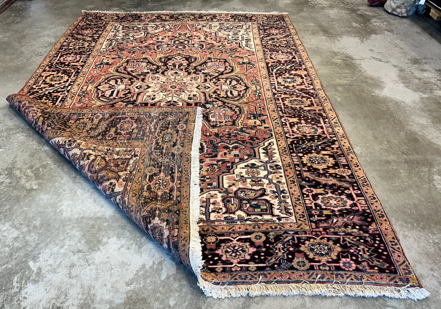 8'x11'3" Hand-Knotted 100% Wool Pile Herize Rug