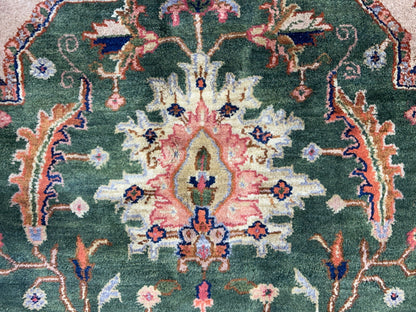 9'x12' Hand-Knotted 100% Wool Pile Herize Rug