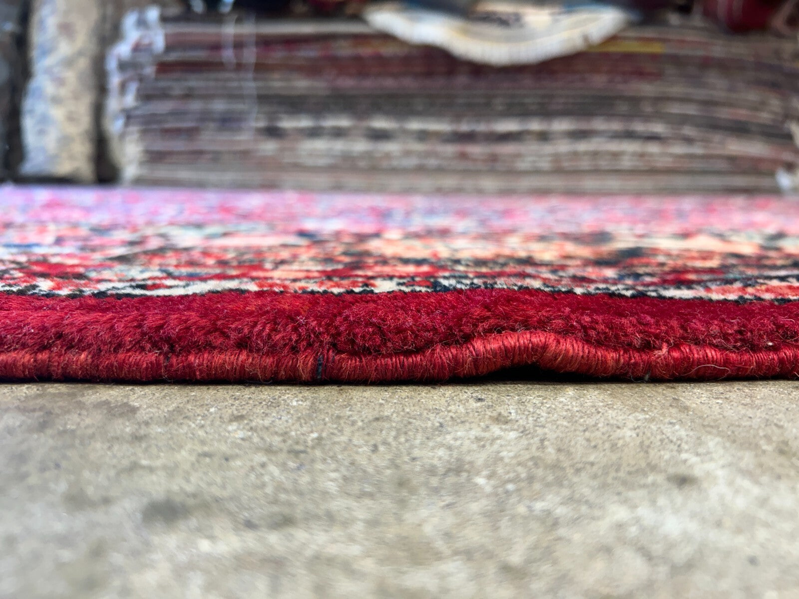 8'10"x12'2" Antique Fine Lamb Wool Sarouke Rug Hand-knotted Carpet