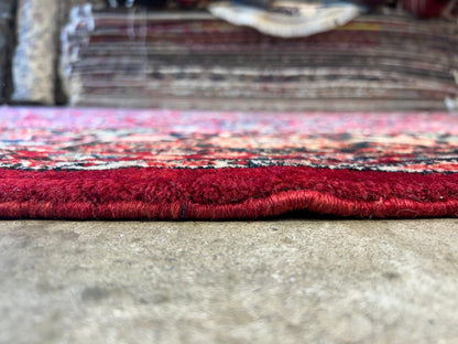 8'10"x12'2" Antique Fine Lamb Wool Sarouke Rug Hand-knotted Carpet