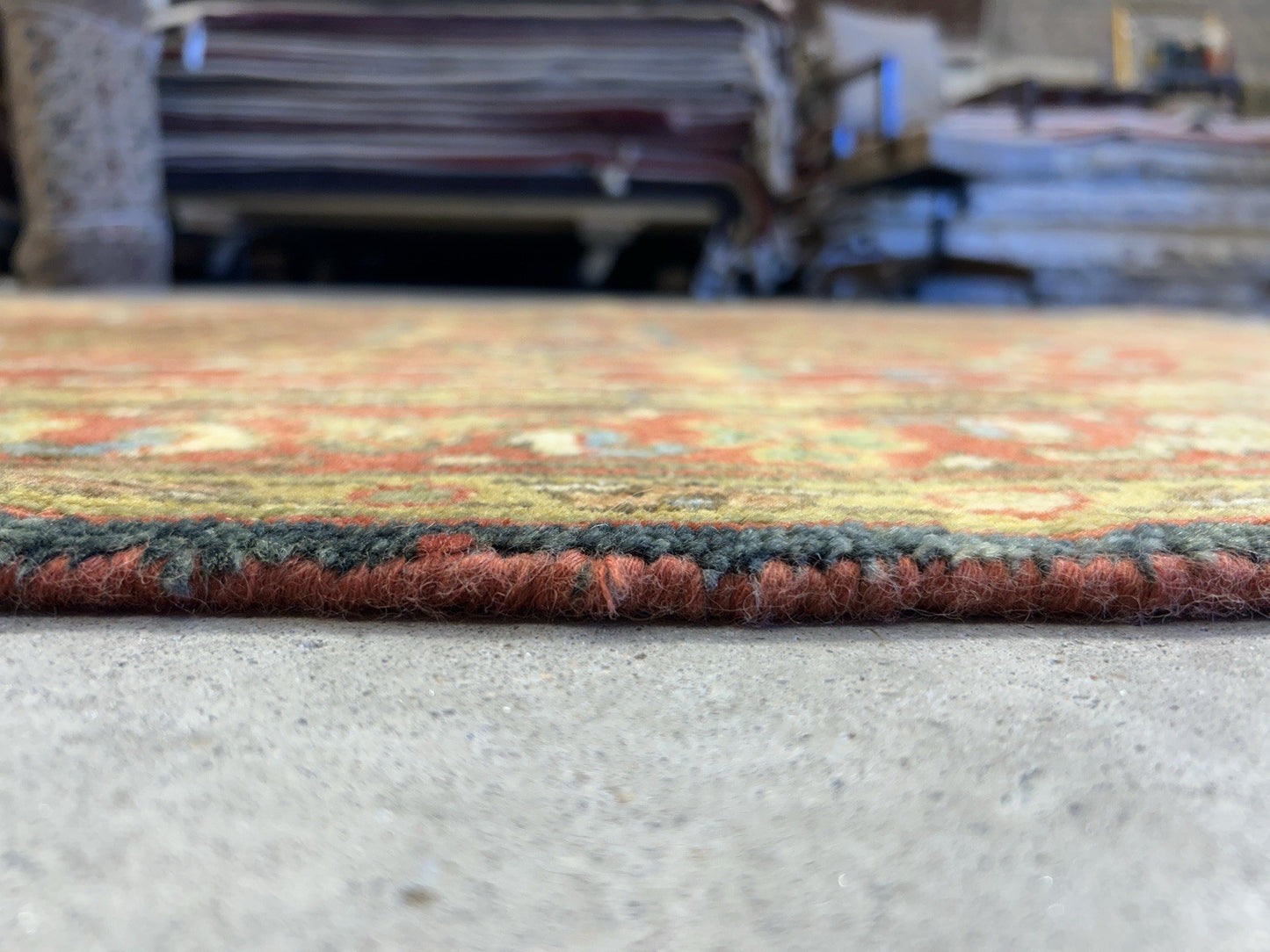 4’1”x6’1” Hand-Knotted 100% Wool Indoserapi Area Rug - Carpet