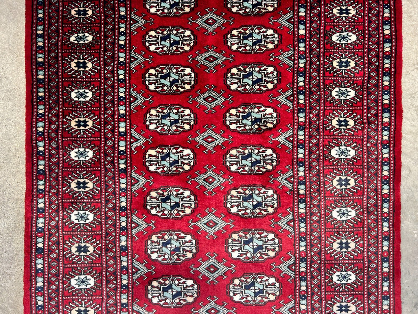 3'x5' Hand-Knotted 100% Wool Pile Bokhara Rug
