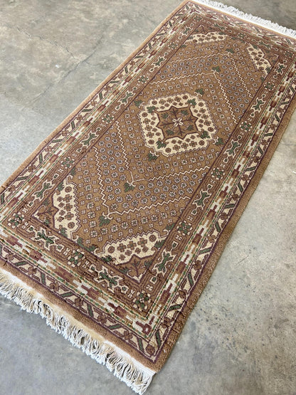 3'x6' Hand-Knotted 100% Wool Pile Oriental Area Rug - Carpet