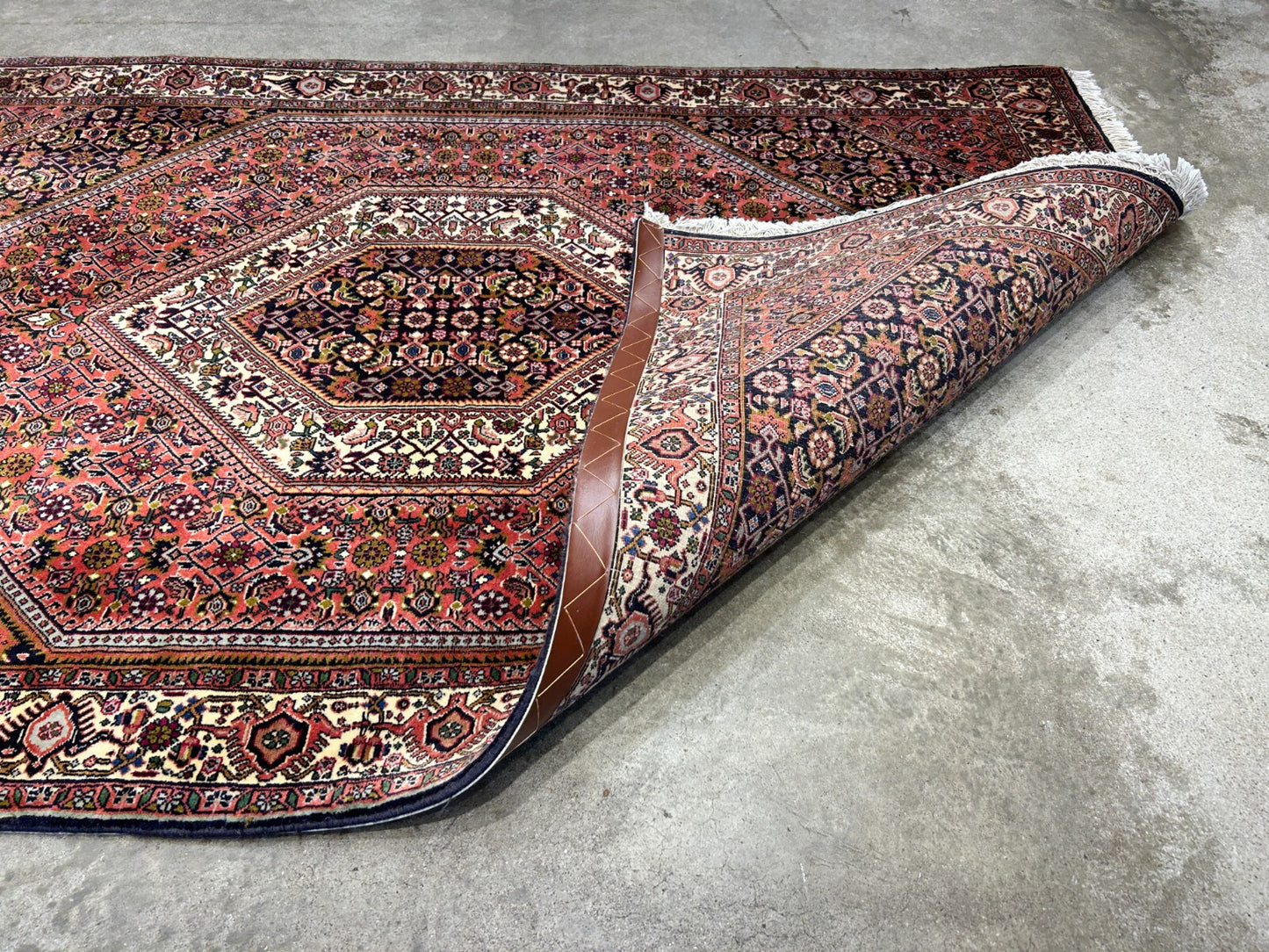 3'8"x5'7" Hand-Knotted 100% Wool Bidjare Carpet - Area Rug