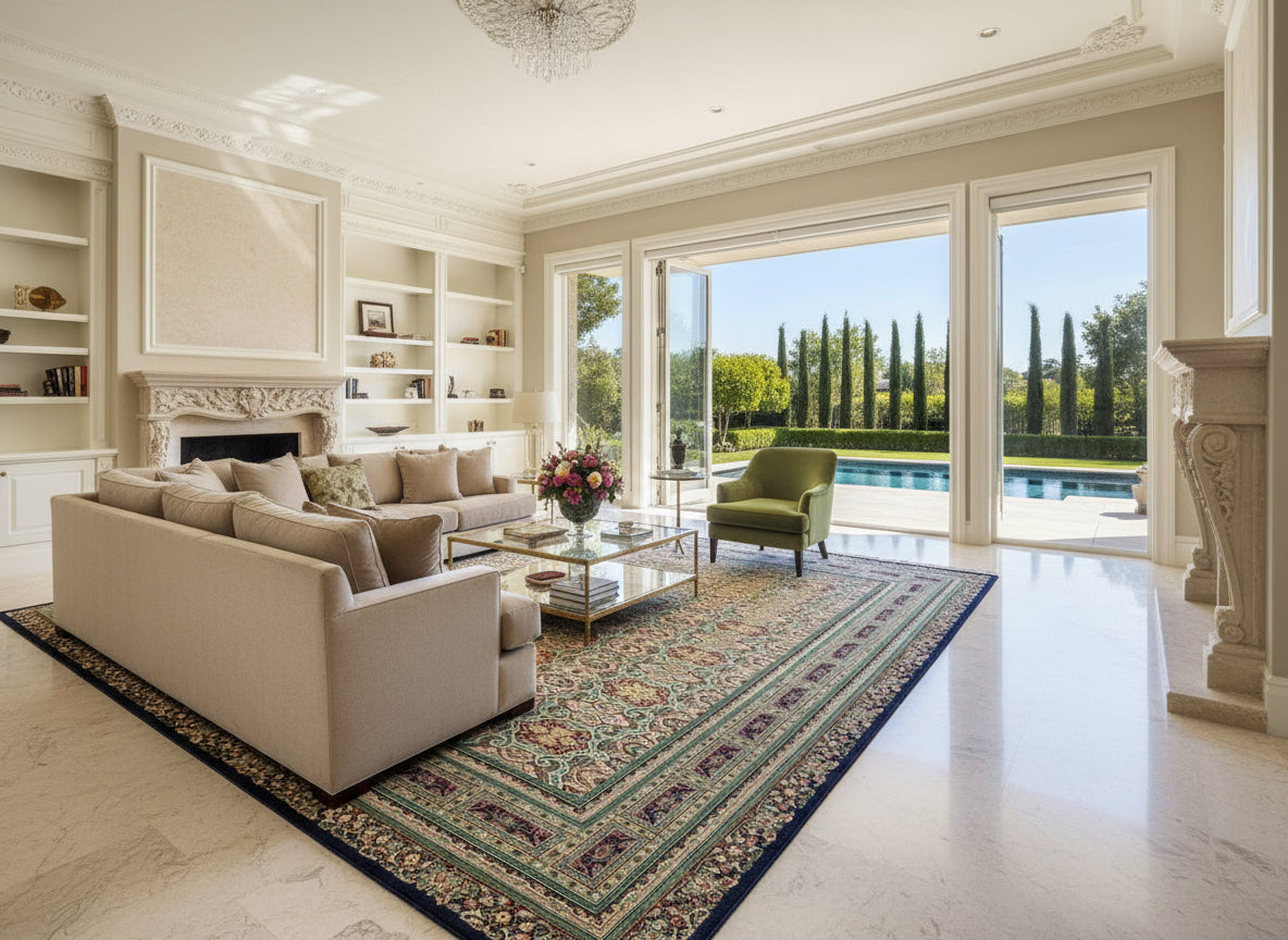 8'10"x11'10" Hand-Knotted 100% Wool Pile Oriental Rug