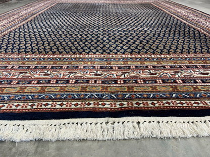 7’11”x10’ Vintage Hand-Knotted 100% Wool Pile Oriental Area Rug - Carpet
