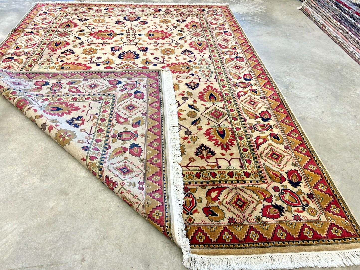 8'11" x 12' Hand-Knotted 100% Wool Carpet - Herize Design Area Rug