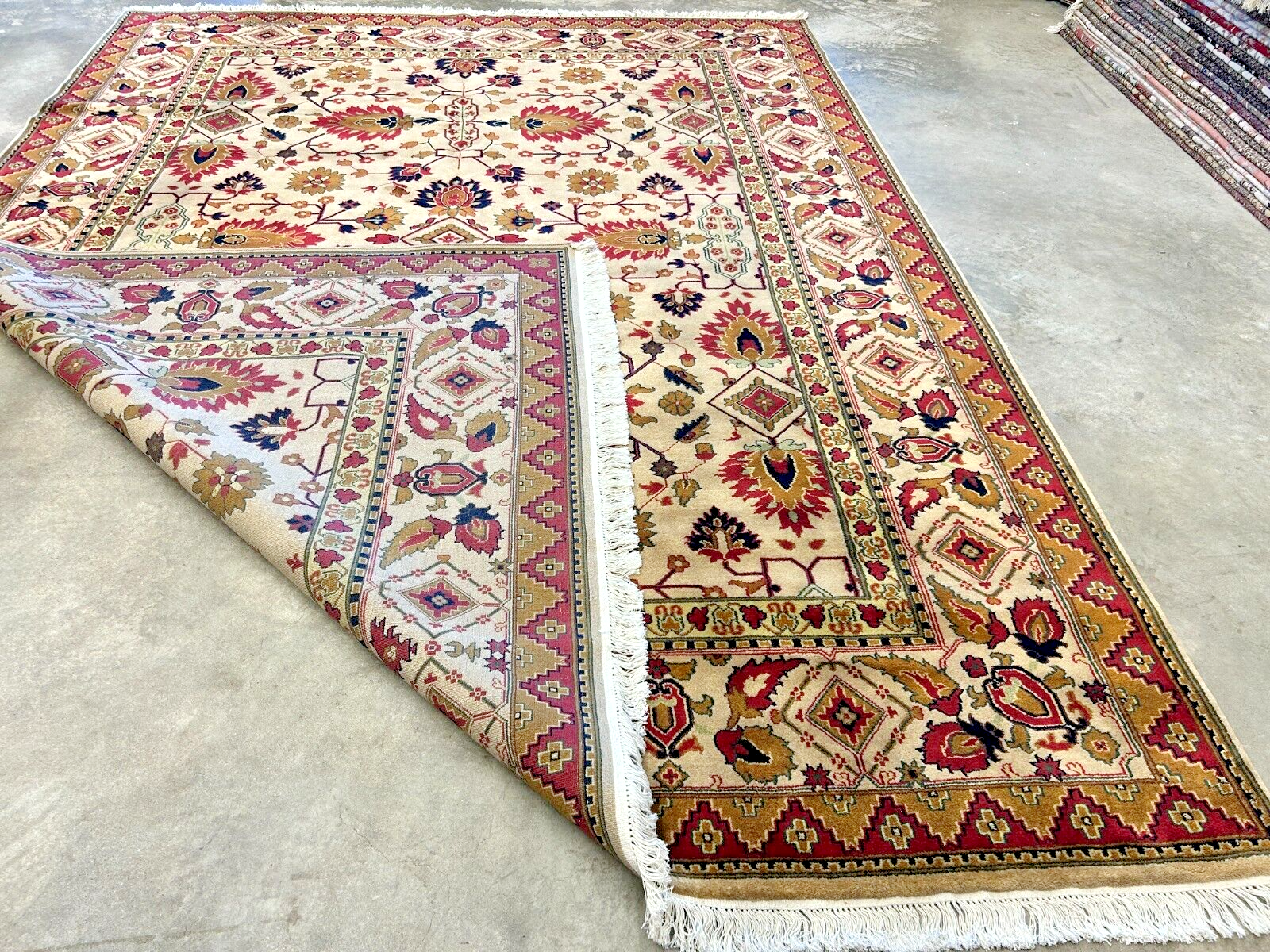 8'11" x 12' Hand-Knotted 100% Wool Carpet - Herize Design Area Rug