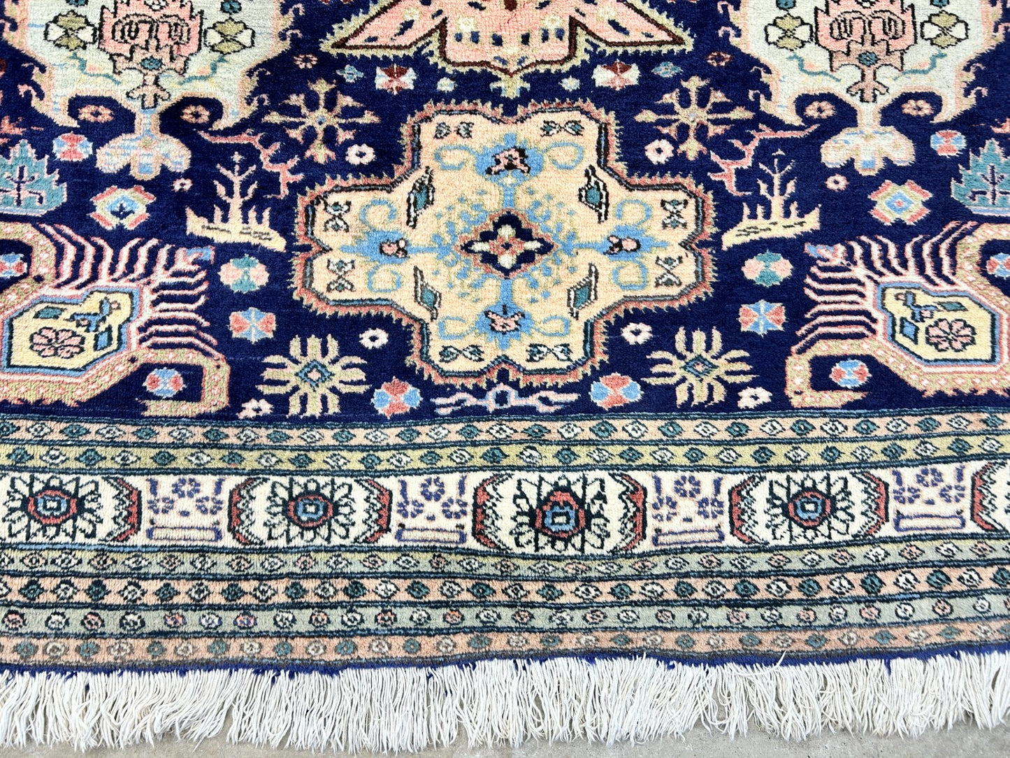 6'x9'10" Hand-Knotted 100% Wool Pile Ardabile Carpet - Area Rug
