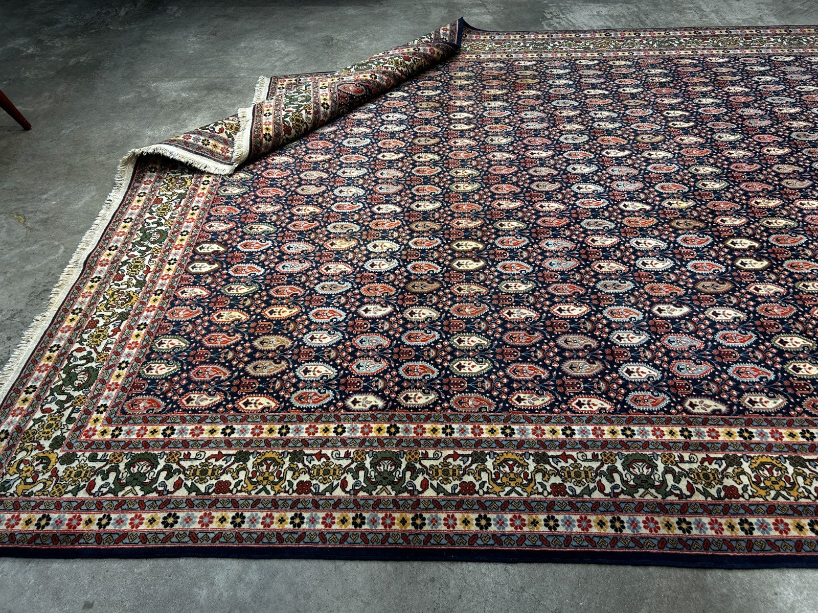 8'x11' Hand-Knotted 100% Wool Pile Hereke Area Rug - Carpet