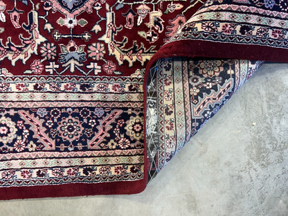 9'x11'9" Hand-Knotted 100% Wool Pile Herize Rug