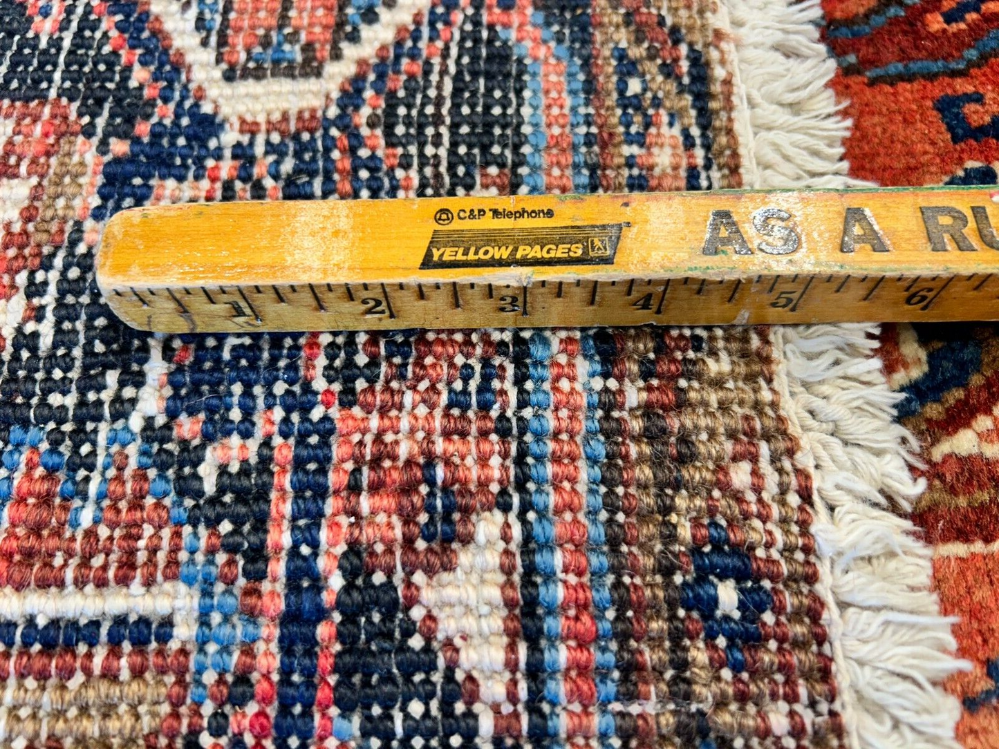 7'5"x11'1" Hand-Knotted 100% Wool Pile Herize Rug