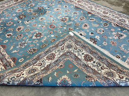 9'x12' Hand-Knotted 100% Wool Pile Kashane Design Carpet - Area Rug