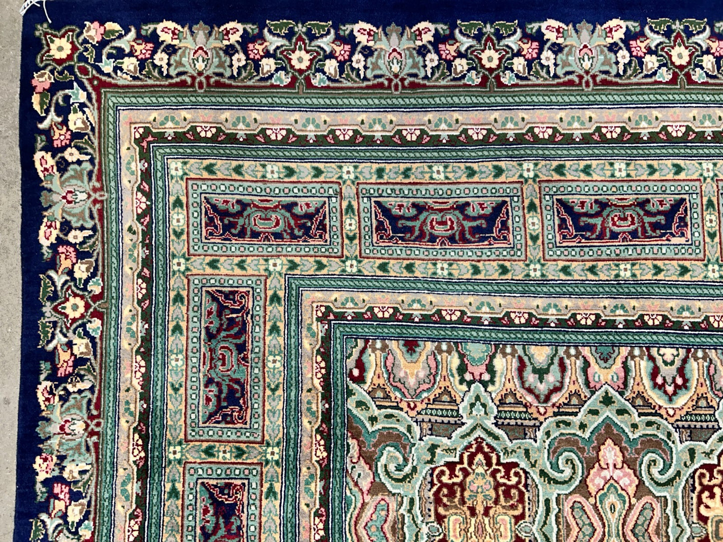 8'10"x11'10" Hand-Knotted 100% Wool Pile Oriental Rug